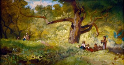 W lesie autorstwa Carl Spitzweg