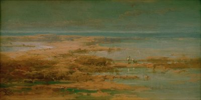 Krajobraz Nilu z bocianami autorstwa Carl Spitzweg