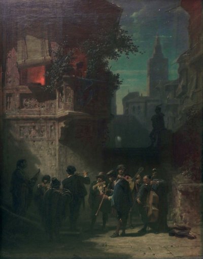 Hiszpańska serenada autorstwa Carl Spitzweg