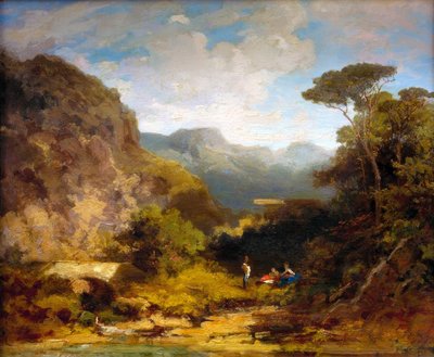 Południowy krajobraz autorstwa Carl Spitzweg