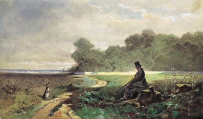 Łowca Niedzielny autorstwa Carl Spitzweg