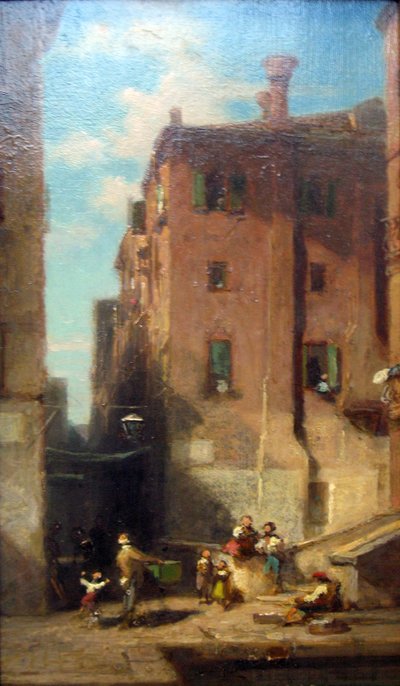 Ulica Wenecka autorstwa Carl Spitzweg