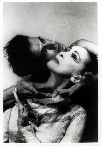 Martha Graham (1894-1991) i Bertram Ross (1920-2003) w "Visionary Recital", 27 czerwca 1961 (odbitka żelatynowo-srebrowa) autorstwa Carl Van Vechten