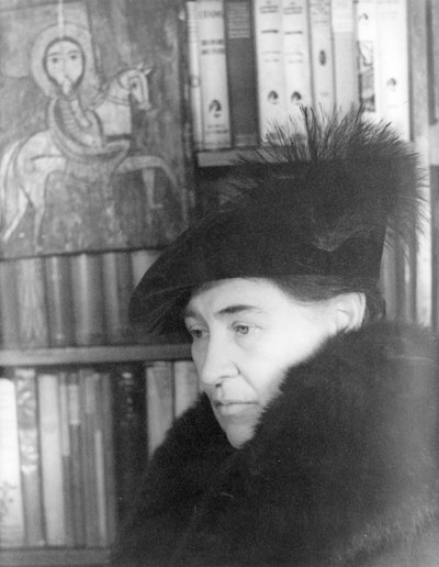 Willa Cather (1873-1947) 22 stycznia 1936 (zdjęcie czarno-białe) autorstwa Carl Van Vechten