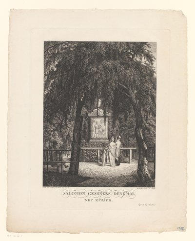 Pomnik Salomona Gessnera pod Zurychem Pomnik Salomona Gessnera pod Zurychem (tytuł na obiekcie) autorstwa Carl Wilhelm Kolbe (I)