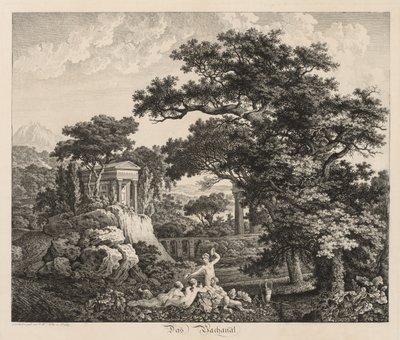 Bachanał. autorstwa Carl Wilhelm Kolbe I