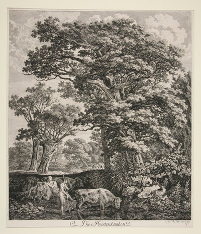 Chłopcy pasterze autorstwa Carl Wilhelm Kolbe the elder