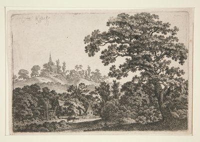 Krajobraz z Mill autorstwa Carl Wilhelm Kolbe the elder