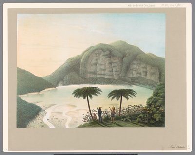 Jezioro kraterowe wulkanu Patocha na Jawie autorstwa Carl Wilhelm Mieling (possibly)