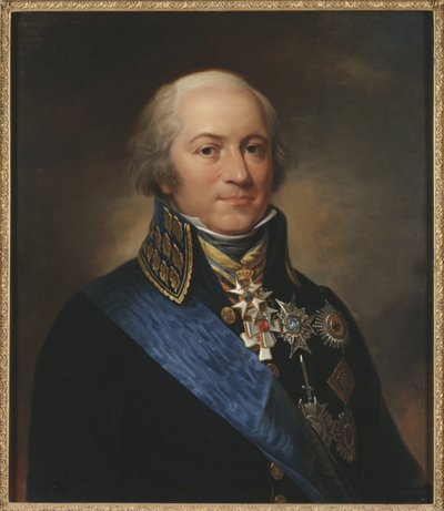 Le comte Carl Johan Adlercreutz, general suedois - Portret hrabiego Carla Johana Adlercreutza (1757-1815), autorstwa Nordgrena, Carla Wilhelma (1804-1857). olej na płótnie autorstwa Carl Wilhelm Nordgren