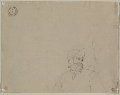 Żołnierz w krajobrazie, II ćw. XIX w. autorstwa Carl Wilhelm Tischbein