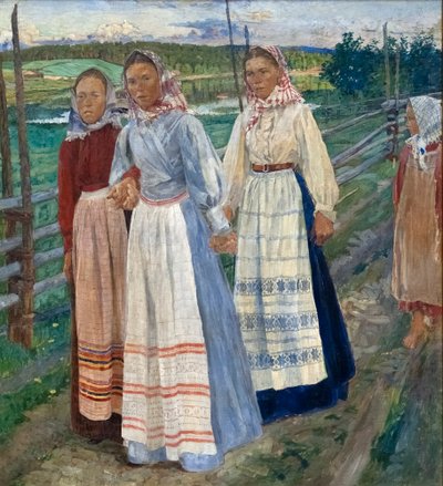 Sobotni wieczór autorstwa Carl Wilhelm Wilhelmson