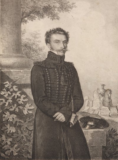 Portret hrabiego Pawła Khristoforovicha Grabbe 1789-1875, lata 20. XIX wieku. autorstwa Carl von Hampeln