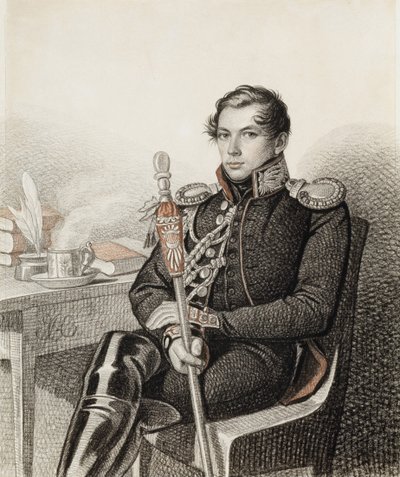 Portret hrabiego Piotra Pietrowicza Konownicyna 1803-1830, 1822-1823. autorstwa Carl von Hampeln