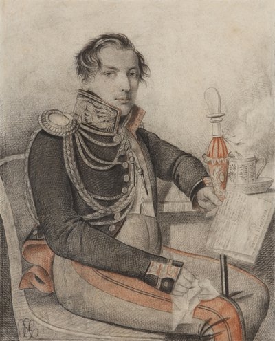 Portret hrabiego Piotra Pietrowicza Konownicyna 1803-1830, początek lat 20. XIX wieku. autorstwa Carl von Hampeln
