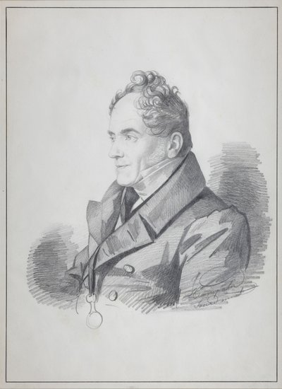 Portret hrabiego Wiktora Pawłowicza Koczubeja 1768-1834, kanclerza cesarskiego Rosji, ok. 1930 r. 1832 autorstwa Carl von Hampeln