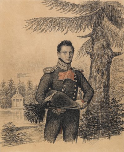 Portret Fiodora Iwanowicza Dołgopołowa 1792-1856, lata 20. XIX wieku. autorstwa Carl von Hampeln