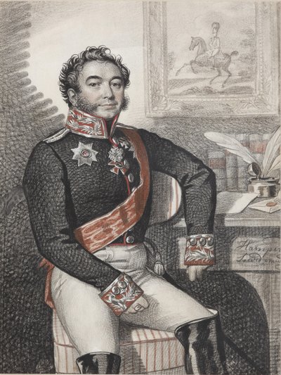 Portret Fiodora Pietrowicza Opochinina 1779-1852, 1826. autorstwa Carl von Hampeln