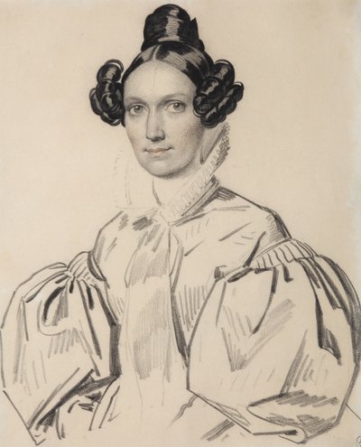 Portret Olgi Nikołajewnej Tałyzyny, z domu Zubowa 1803-1882, początek lat 30. XIX wieku. autorstwa Carl von Hampeln
