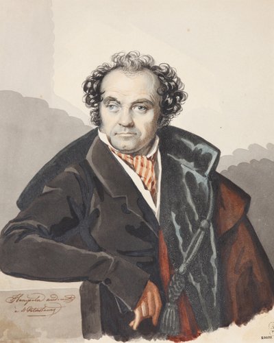 Portret Siergieja Dmitrijewicza Lwów 1781-1857, lata 20. XIX wieku. autorstwa Carl von Hampeln
