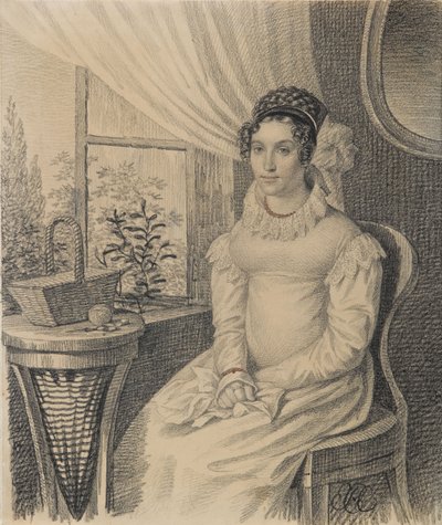 Portret Varvary Aleksandrowny Korsakowej, początek lat 20. XIX wieku. autorstwa Carl von Hampeln