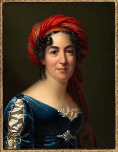 Portret pisarki Caroline Pichler 1769-1843, 1818. autorstwa Carl von Sales
