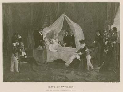 Śmierć Napoleona I autorstwa Carl von Steuben