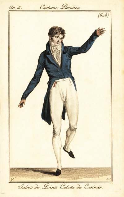 Dandy tańczy na balu, Paryż autorstwa Carle (after) Vernet