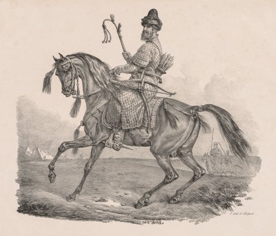 Kawaler kozacki, ok. 1930 r. 1820. autorstwa Carle Vernet