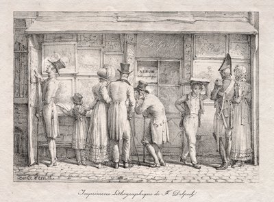 Drukarnia litograficzna Delpech autorstwa Carle Vernet