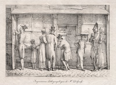 Drukarnia litograficzna Delpech, ok. 1930 r. 1818. autorstwa Carle Vernet