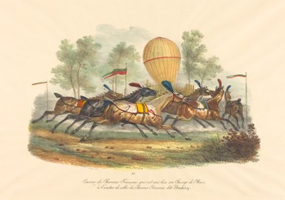 Francuskie konie wyścigowe autorstwa Carle Vernet