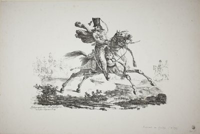 Galopujący Hussard autorstwa Carle Vernet