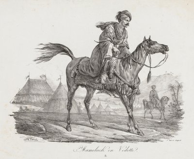 Duża suita koni: Mamelucke konny, ok. 1900 r. 1818. autorstwa Carle Vernet