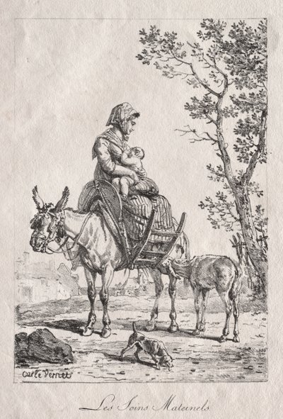 Opieka położnicza autorstwa Carle Vernet