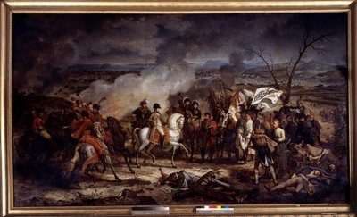 Wojna napoleońska: „” Cesarz Napoleon I (1769-1821) podczas bitwy pod Austerlitz w dniu 2.12.1805 r. Obraz Antoine