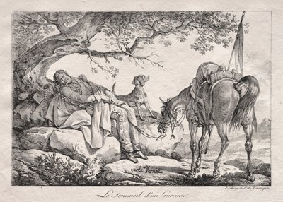 Śpiący żołnierz autorstwa Carle Vernet