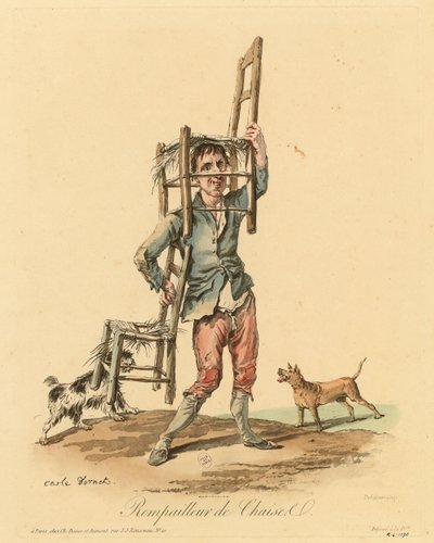Krzesło autorstwa Carle Vernet