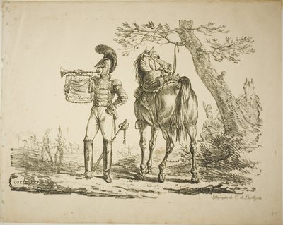 Trębacz Strzelców autorstwa Carle Vernet