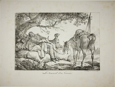 Śpiący wojownik autorstwa Carle Vernet