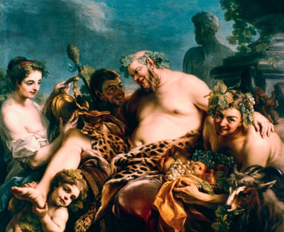 Pijany Silenus, 1747. autorstwa Carle van Loo