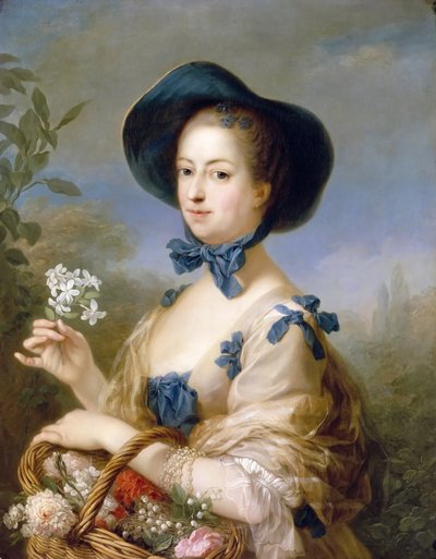 Jeanne-Antoinette Poisson, markiza de Pompadour Piękny Jardiniere autorstwa Carle van Loo