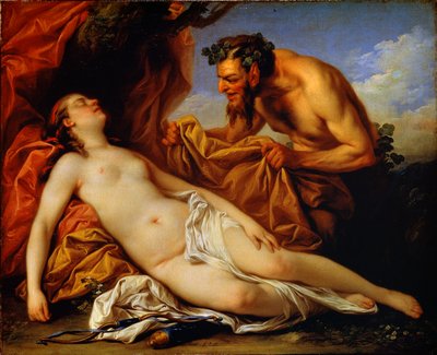 Jowisz i Antiope, c1753 autorstwa Carle van Loo