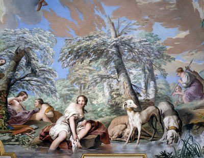 Reszta Diany autorstwa Carle van Loo