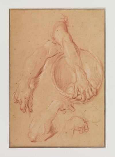 Studien eines Arms autorstwa Carle van Loo