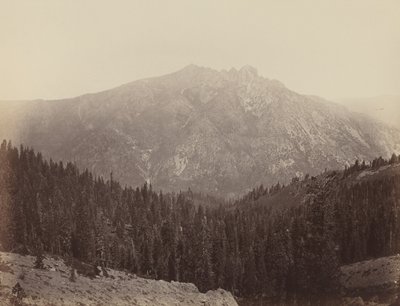 Downeville Butte autorstwa Carleton E. Watkins