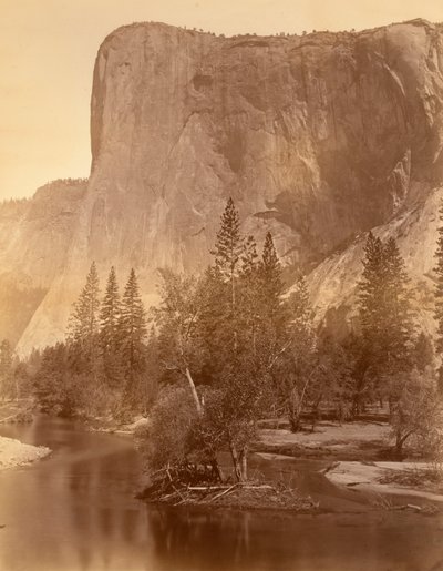 El Capitan autorstwa Carleton E. Watkins