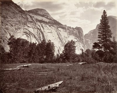North Dome, 3725 stóp, Yosemite, ca. 1872, wydrukowany ca. 1876. autorstwa Carleton E. Watkins.