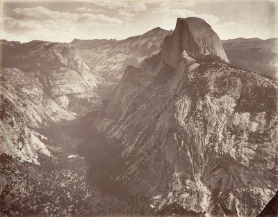 Kopuła Południowa, 6000 stóp, ca. 1872, wydrukowany ca. 1876. autorstwa Carleton E. Watkins.