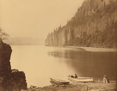 Przylądek Horn, rzeka Kolumbia, 1867. autorstwa Carleton Emmons Watkins
